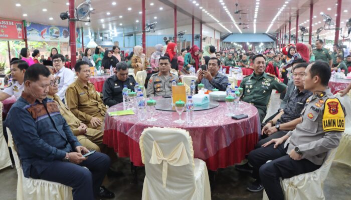 Wakapolres Sergai Hadiri Open House Natal Kodim 0204/DS di Pantai Pondok Permai