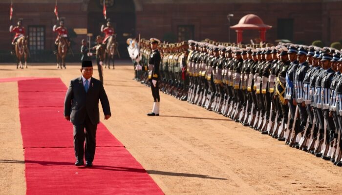 Prabowo Subianto Disambut Megah di Istana Kepresidenan India, Simbol Eratnya Hubungan Bilateral