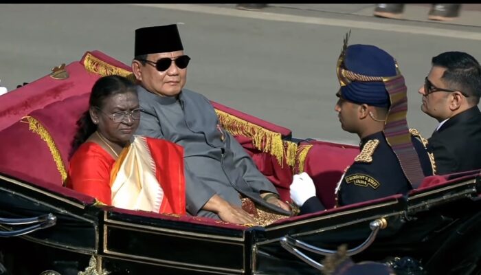 Prabowo Subianto Hadiri Parade Hari Republik India, Kontingen Indonesia Pukau Dunia