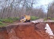 Curah Hujan Tinggi, Jalan Penghubung Bandar Pulau-Bandar Pasir Mandoge Asahan Putus
