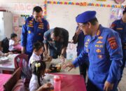 Ditpolairud Polda Sumut Gelar Bakti Sosial, Sediakan Makan Bergizi Gratis untuk Siswa SD di Kampung Nelayan Seberang