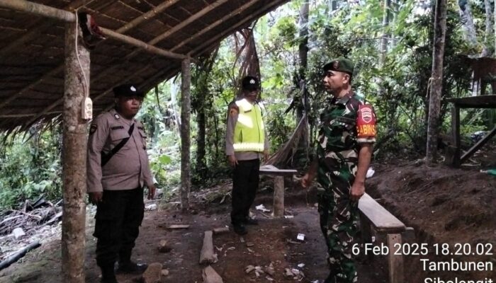 Polsek Pancur Batu dan Koramil 03 Sibolangit Gencarkan Patroli untuk Cegah Perjudian dan Narkoba