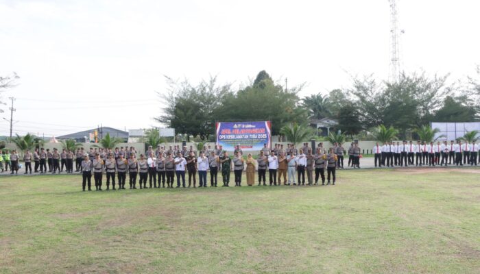 Kapolres Sergai Pimpin Apel Gelar Pasukan Operasi Keselamatan Toba 2025: Meningkatkan Kesadaran Berlalu Lintas