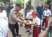 Polres Sergai Dampingi Peninjauan Perdana Program Makan Bergizi Gratis (MBG) di SD Negeri Kota Pari