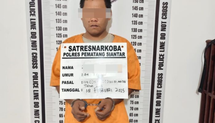 Polres Pematangsiantar Berhasil Bongkar Peredaran Narkoba di Lorong 7 Parluasan, Dua Pengedar Diciduk