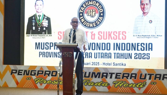 Pemprov Sumut Harapkan Taekwondo Indonesia Perbanyak Pertandingan di Sumut