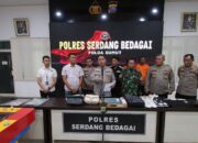 Polres Serdang Bedagai Gelar Press Release Kasus Pencurian dengan Pemberatan, Dua Pelaku Ditangkap