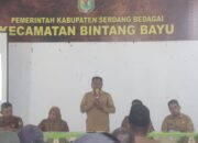 Bupati Sergai Dorong Optimalisasi PBB-P2 2025 di Kecamatan Bintang Bayu