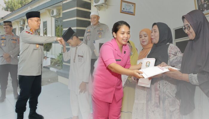 Kapolres Sergai dan Bhayangkari Gelar Santunan dan Buka Puasa Bersama Warakawuri serta Anak Yatim