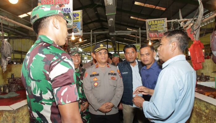 Forkopimda Sergai Sidak Pasar Jelang Idul Fitri 1446 H, Harga Bahan Pokok Masih Stabil