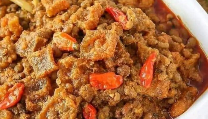Resep Sambel Goreng Krecek Kacang Tolo: Lauk Gurih Pedas yang Bikin Ketagihan