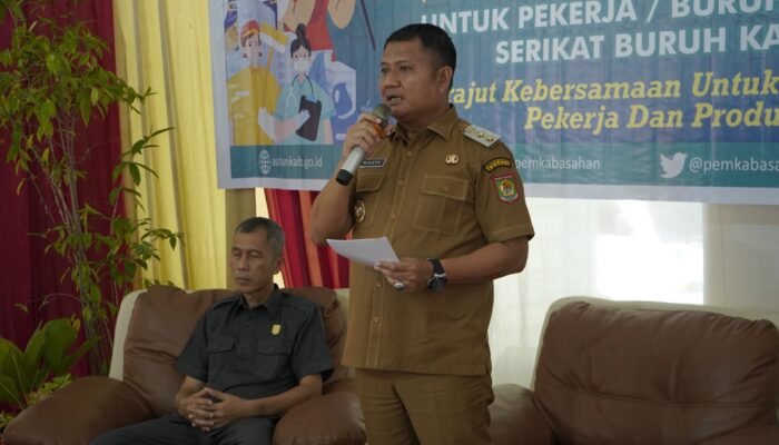 Silaturrahmi Dengan Serikat Buruh, Wakil Bupati Asahan Minta Peringatan Hari Buruh Jadi Momen Kebersamaan