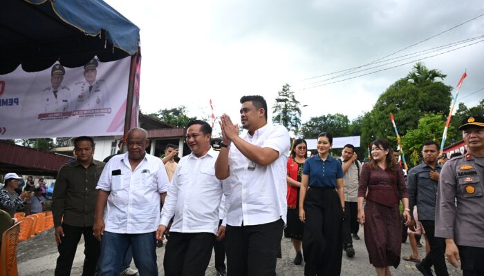 Bobby Nasution Akan Buat Jembatan Idano Noyo Setara Jembatan Nasional dan Rampung Akhir Tahun
