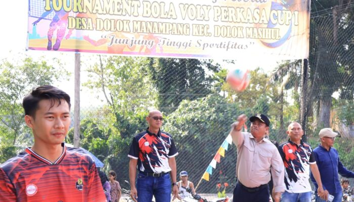 Bupati Sergai Resmi Buka Turnamen Voli Perkasa Cup 1 di Dolok Masihul: Diikuti 10 Klub dari Empat Kecamatan