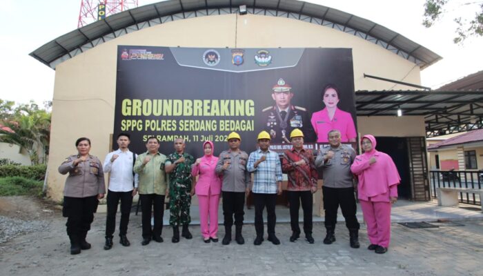 Forkopimda Sergai Ikuti Zoom Groundbreaking 29 SPPG Polda Sumut, Dukung Penuh Program MBG Presiden Prabowo