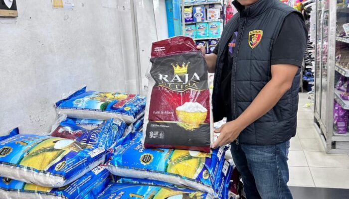 Polda Sumut Sidak Swalayan di Medan, Ungkap Dugaan Beras Premium Tak Sesuai Standar