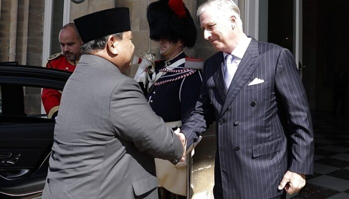 Presiden Prabowo Disambut Hangat Raja Belgia di Istana Laeken, Tutup Kunjungan Kenegaraan dengan Pertemuan Empat Mata