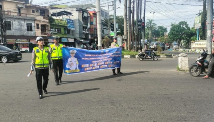 Polda Sumut Gencarkan Ribuan Penyuluhan dalam Operasi Patuh Toba 2025