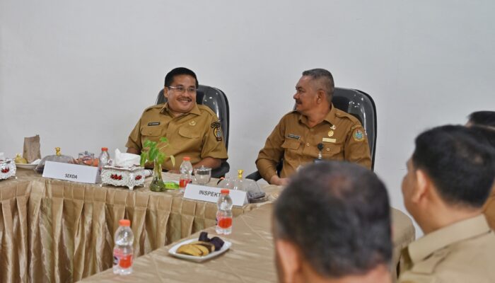 Kunjungi Inspektorat Sumut, Sekdaprov Ajak Sinergi Sukseskan Visi Misi Gubernur dan Wagub