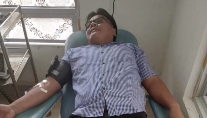 Rutin Selama 3 Tahun, Bendahara LIRA Sergai Donor Darah di RSUD Sultan Sulaiman