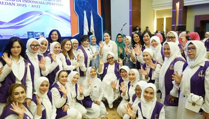 Kukuhkan Pengurus Perpina Kota Medan, Ini Harapan Airin Rico Waas