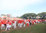 Meriahkan HUT ke-80 RI, Pemkab Sergai Gelar Senam Massal, Cek Kesehatan Gratis, dan Pangan Murah