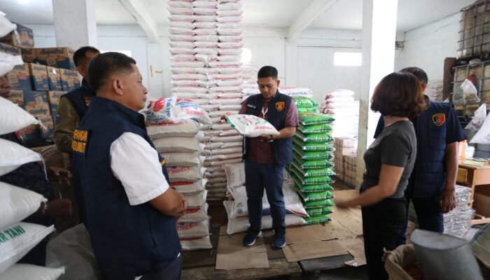 SATGAS PANGAN SUMUT SIDAK PASAR, TEMUKAN BERAS MEDIUM DIJUAL MELEBIHI HET