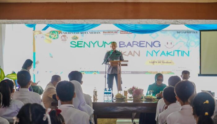 Pemko Medan Sosialisasikan Anti Perundungan di SMPN 10