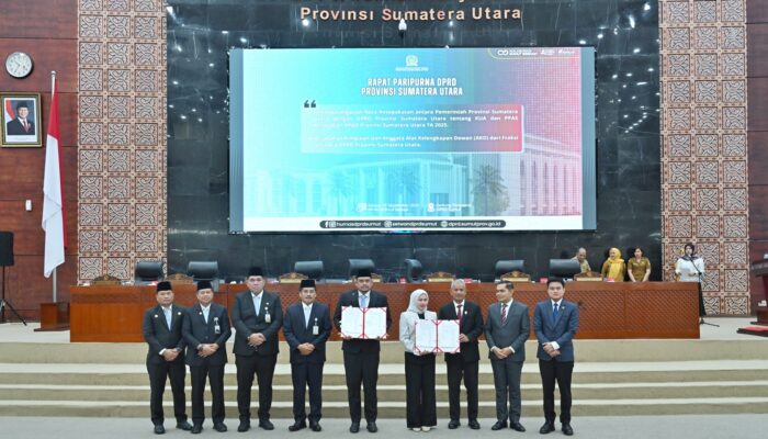 Gubernur Sumut Bobby Nasution Teken Nota Kesepakatan KUA-PPAS APBD Perubahan 2025 Bersama DPRD