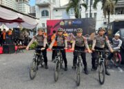 Ditsamapta Polda Sumut Ramaikan CFD Medan dengan Sajian Gratis dan Hiburan Edukatif