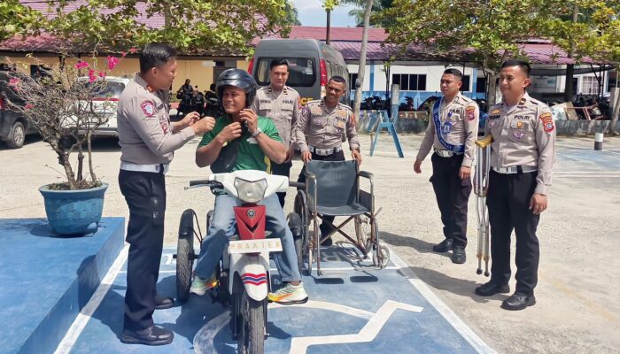 Satlantas Polres Sergai Terbitkan SIM D, Difabel Kini Bisa Berkendara Lebih Aman