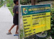Warga Desa PON Keluhkan Proyek Jalan Lingkungan: Baru Sebulan Sudah Retak, Lebar Tak Sesuai Kebutuhan