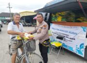 Polres Pelabuhan Belawan Gelar Gerakan Pangan Murah, Salurkan 1 Ton Beras SPHP untuk Warga Belawan II