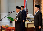 Lantik Pejabat Pimpinan Tinggi Pratama dan Administrator, Wagub Sumut Surya Minta Terus Lakukan Inovasi dan Ciptakan Terobosan Konstruktif