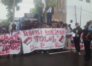 Aksi Damai Mahasiswa dan Masyarakat Serdang Bedagai di Depan Gedung DPRD Berlangsung Aman dan Tertib