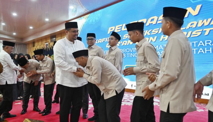 Bobby Nasution Lepas Keberangkatan Kafilah STQH ke Kendari, Harapkan Raih Prestasi dan Berkah untuk Sumut
