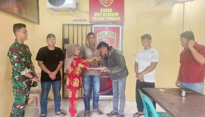 Restorative Justice Jadi Jalan Damai, Polsek Firdaus Sukses Jembatani Perselisihan Warga