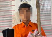 Tak Sampai 24 Jam! Polsek Bahorok Ringkus Pencuri HP di Langkat, Barang Bukti dan Uang Tunai Disita