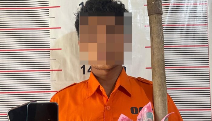 Tak Sampai 24 Jam! Polsek Bahorok Ringkus Pencuri HP di Langkat, Barang Bukti dan Uang Tunai Disita