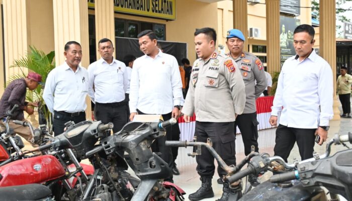 Ops Kancil Toba 2025, Polres Labusel Bekuk 8 Pelaku Curanmor dan Amankan 15 Unit Sepeda Motor