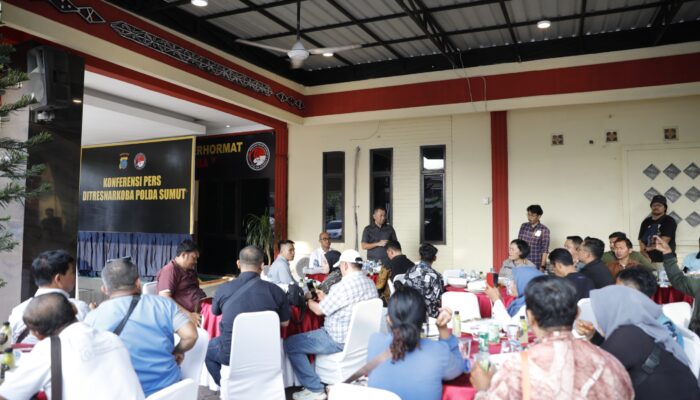 Ditresnarkoba dan Humas Polda Sumut Gelar Silaturahmi Bersama Wartawan, Jalin Keakraban Lewat Makan Bersama