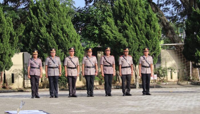 Kapolres Sergai Pimpin Sertijab, Tekankan Pentingnya Sinergi dan Loyalitas dalam Tugas