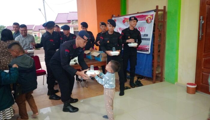 Brimob Polda Sumut Tebar Kasih di Tapsel, Wujudkan Kepedulian Lewat “Minggu Kasih”