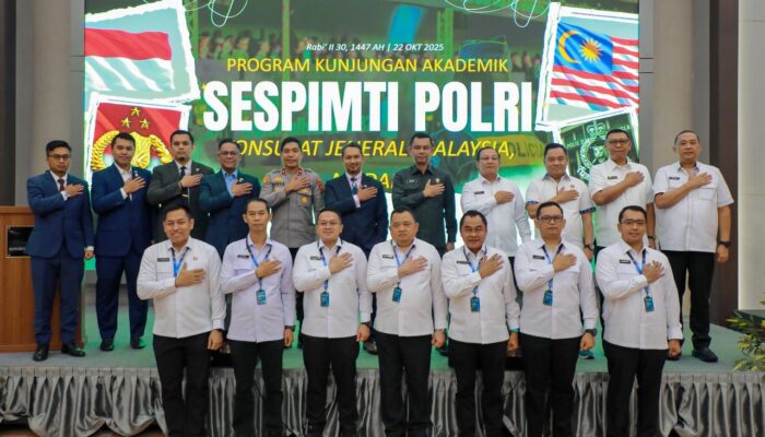 Polda Sumut dan Konsulat Malaysia Perkuat Diplomasi Keamanan Lewat Lawatan Akademik Sespimti Polri
