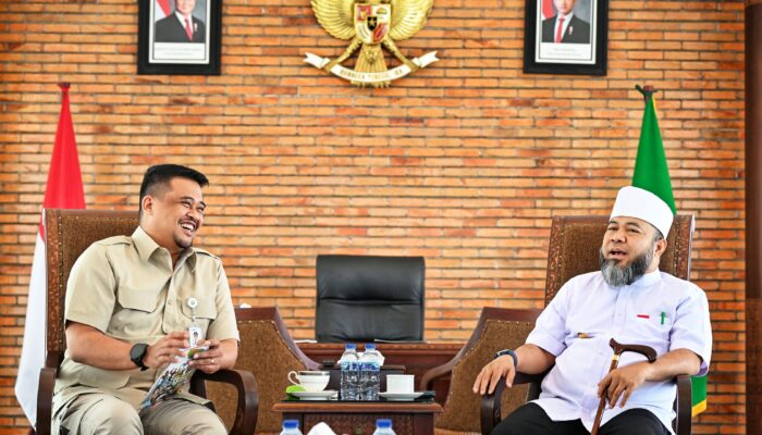 Terima Gubernur Bengkulu Helmi Hasan, Bobby Nasution Ajak Kolaborasi