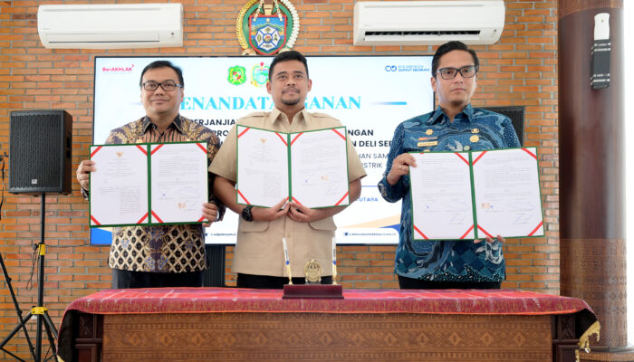 Kelola Sampah Jadi Energi, Bobby Nasution Teken Kesepakatan dengan Walikota Medan dan Bupati Deliserdang