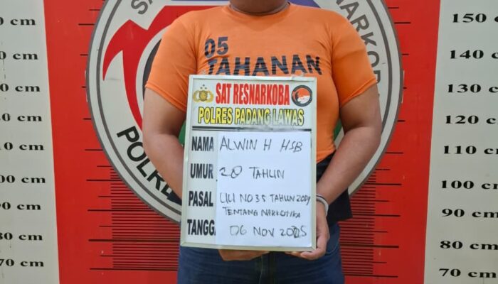 Tiga Tahun Kabur, Bandar Sabu Asal Padang Lawas Tertangkap Santai di Lapangan Merdeka Medan