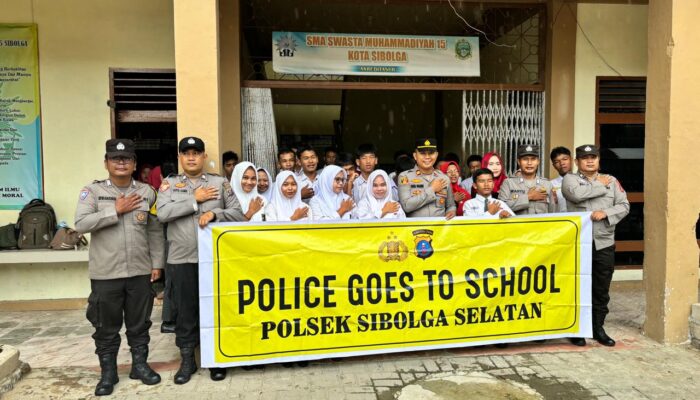 Bangun Generasi Berkarakter, Kapolsek Sibolga Selatan Ajak Pelajar Jauhi Tawuran dan Narkoba