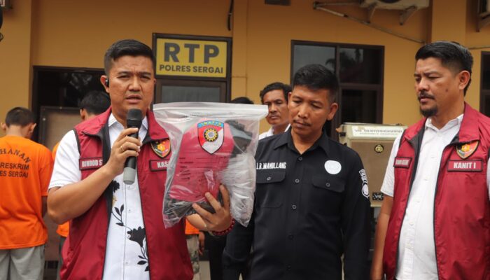 Sat Reskrim Polres Sergai Ungkap Dua Kasus Pencurian dengan Pemberatan, Tiga Pelaku Diamankan