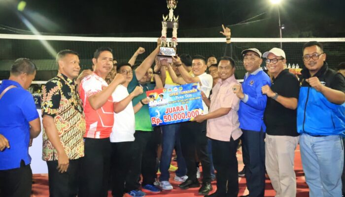 Final Spektakuler! Bupati Sergai Tutup Turnamen Voli 2025: “Olahraga Satukan Warga, Ekonomi Ikut Bangkit!”